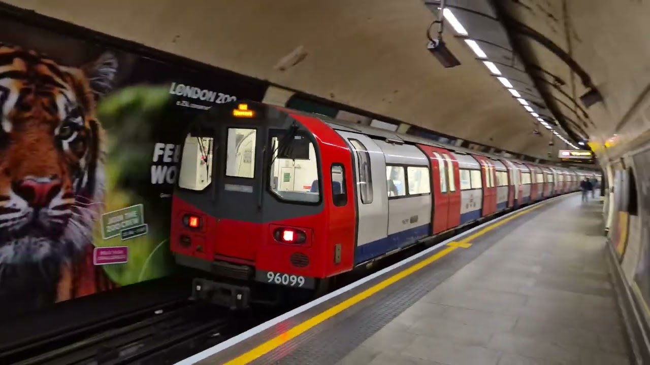 London Underground Jubilee Line 1996 Stock Trains (09 August 2025)