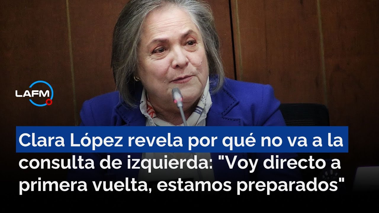 Clara López se inscribe como primera candidata presidencial y descarta ir a la consulta de izquierda