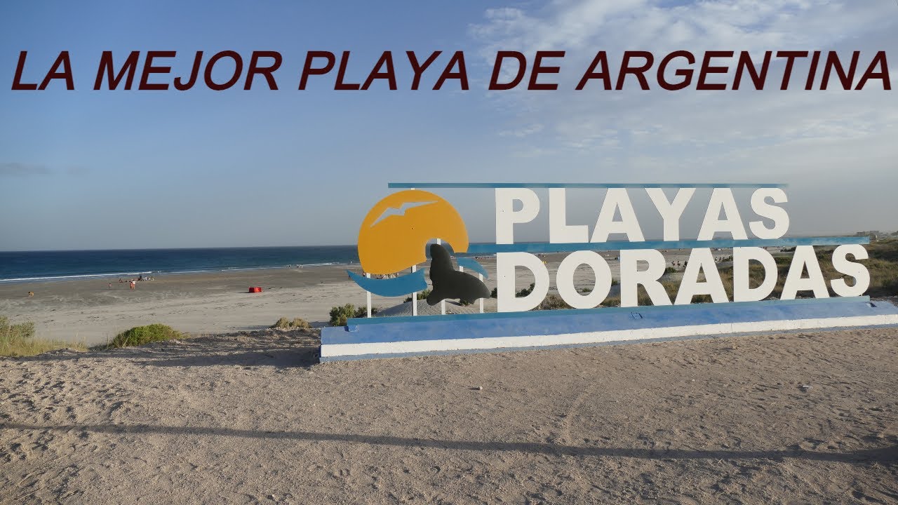 PLAYAS DORADAS. ESTA ES LA MEJOR PLAYA DE LA PATAGONIA. RIO NEGRO