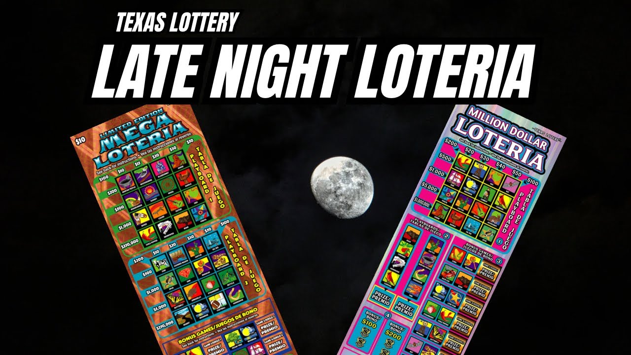 LATE NIGHT WITH LIMITED EDITION MEGA LOTERIA AND MILLION DOLLAR LOTERIA, TEXAS LOTTERY