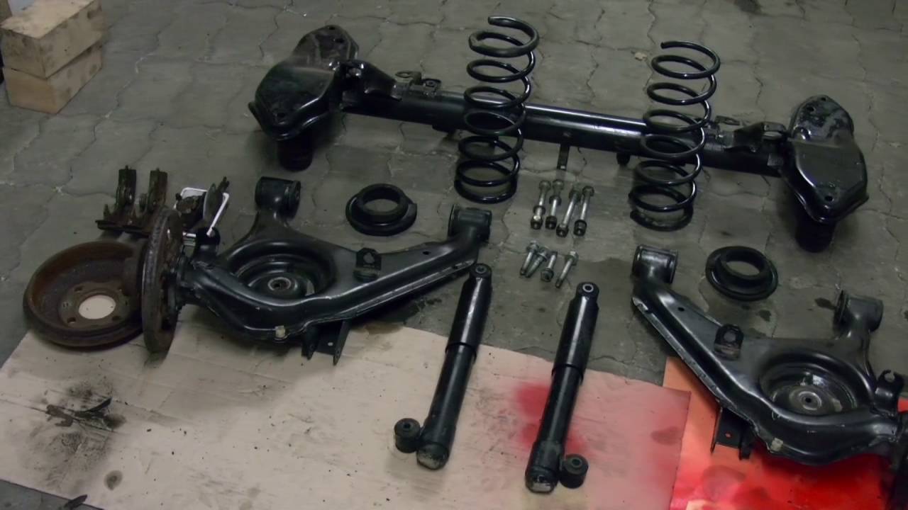 Fiat Seicento 1.1 - mały tuning - remont belki zawieszenia