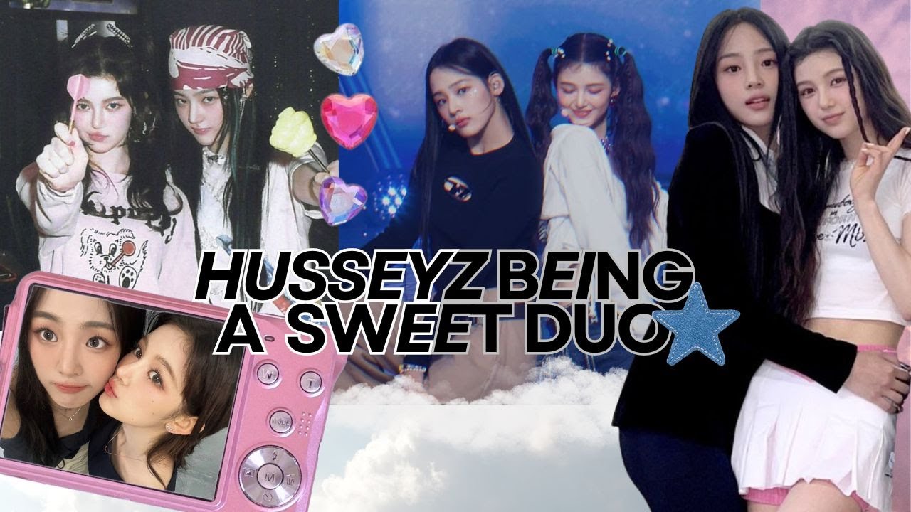 husseyz being a sweet duo (danielle & minji)