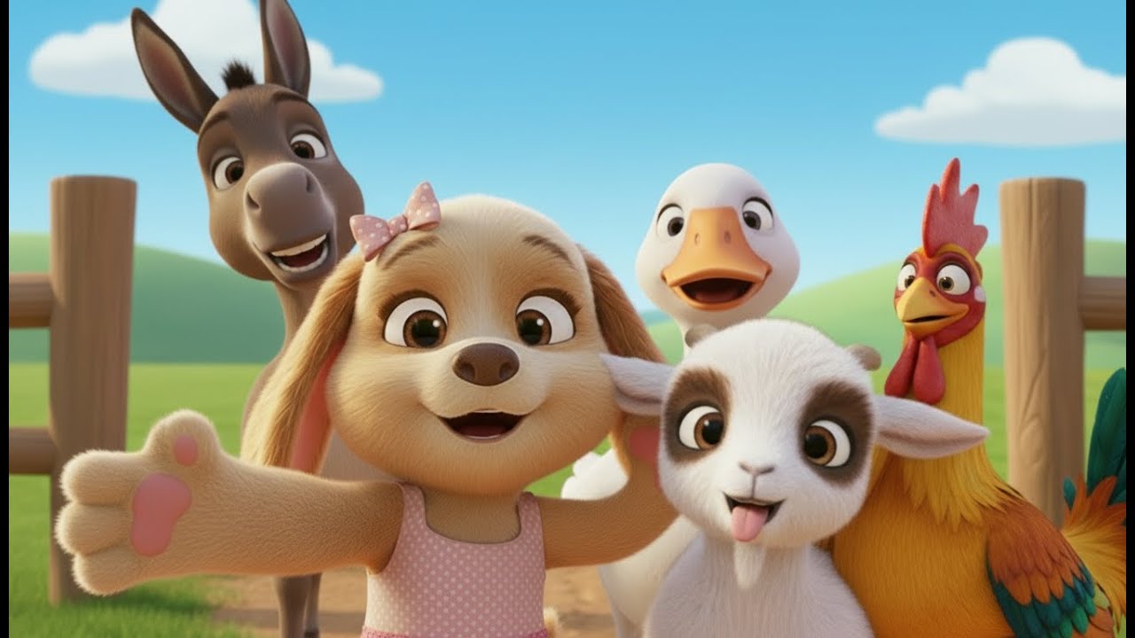 Learn Farm Animals in Spanish 🐐🐓 | La Granja | Fun Kids Song #2