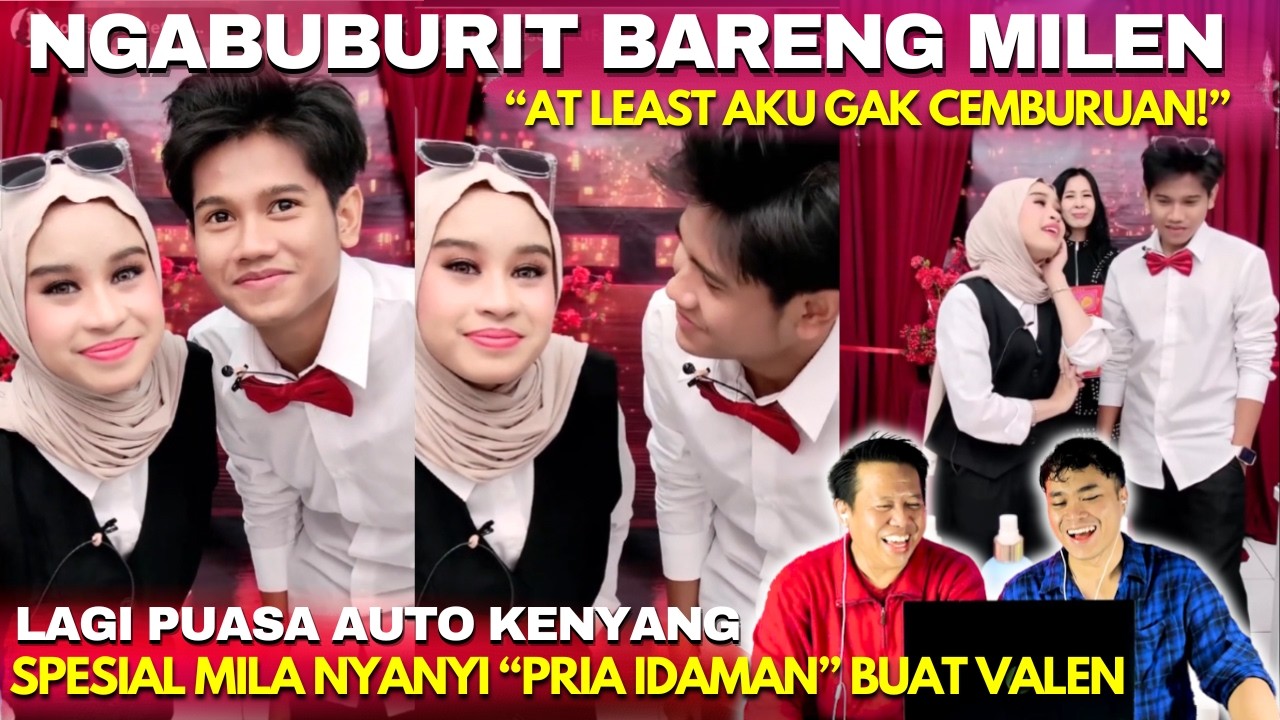 Ngabuburit Bareng Valen dan Mila di Live Louisse Scarlett Bikin Gigi Kering Senyum - senyum Sendiri