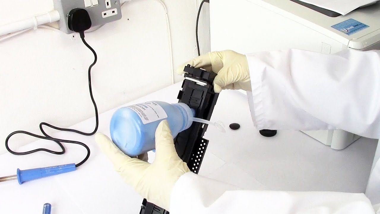 How to refill your HP M452, M377, M377dw, M452dn, M452dw or M452nw laser printer cartridge