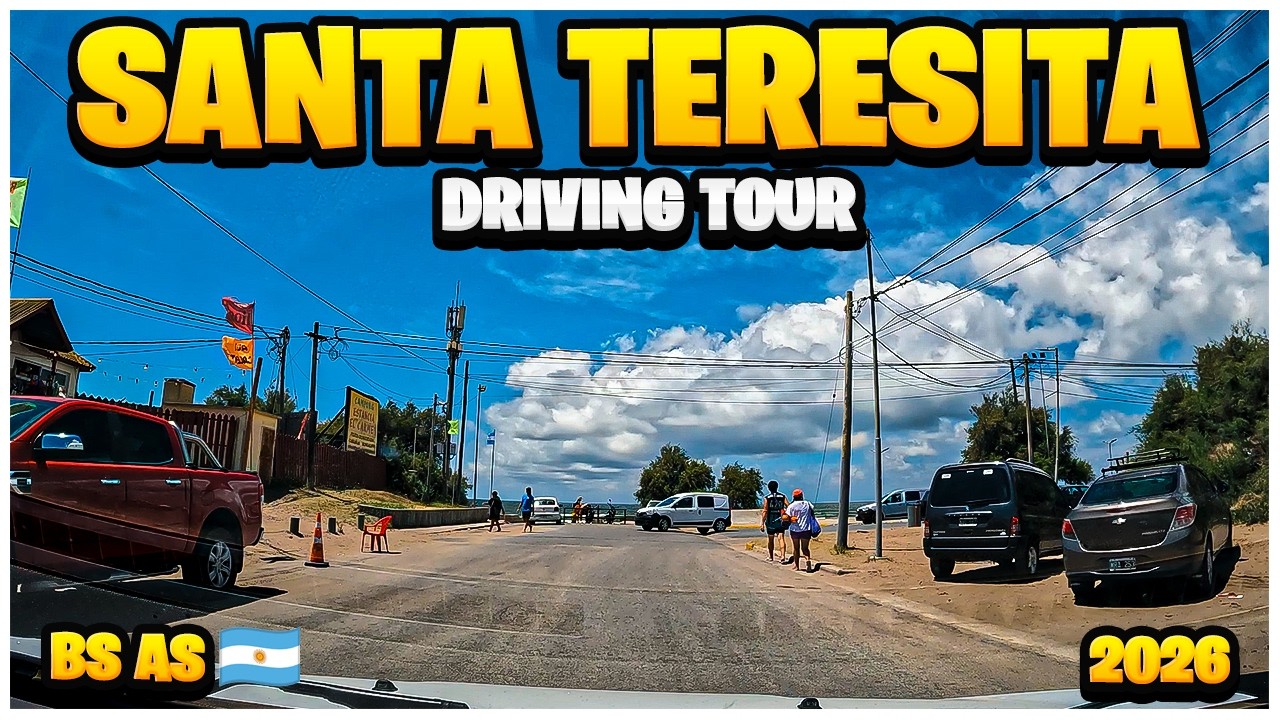 🇦🇷 Mira cómo está REALMENTE Santa Teresita en 2026 [4K]