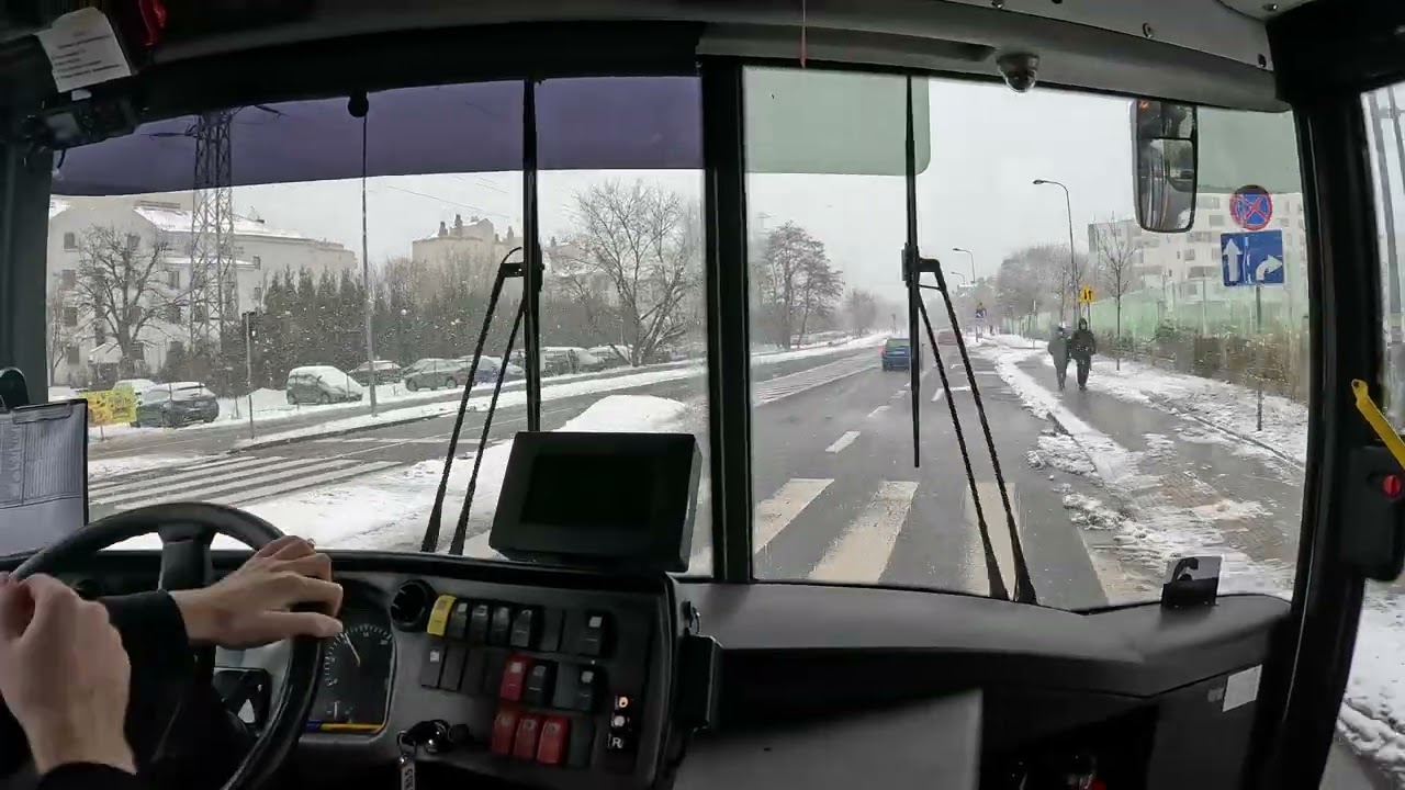 Autobusem po Warszawie 14 - Linia 135 - Solaris Urbino 12 III #1555 MZA Warszawa