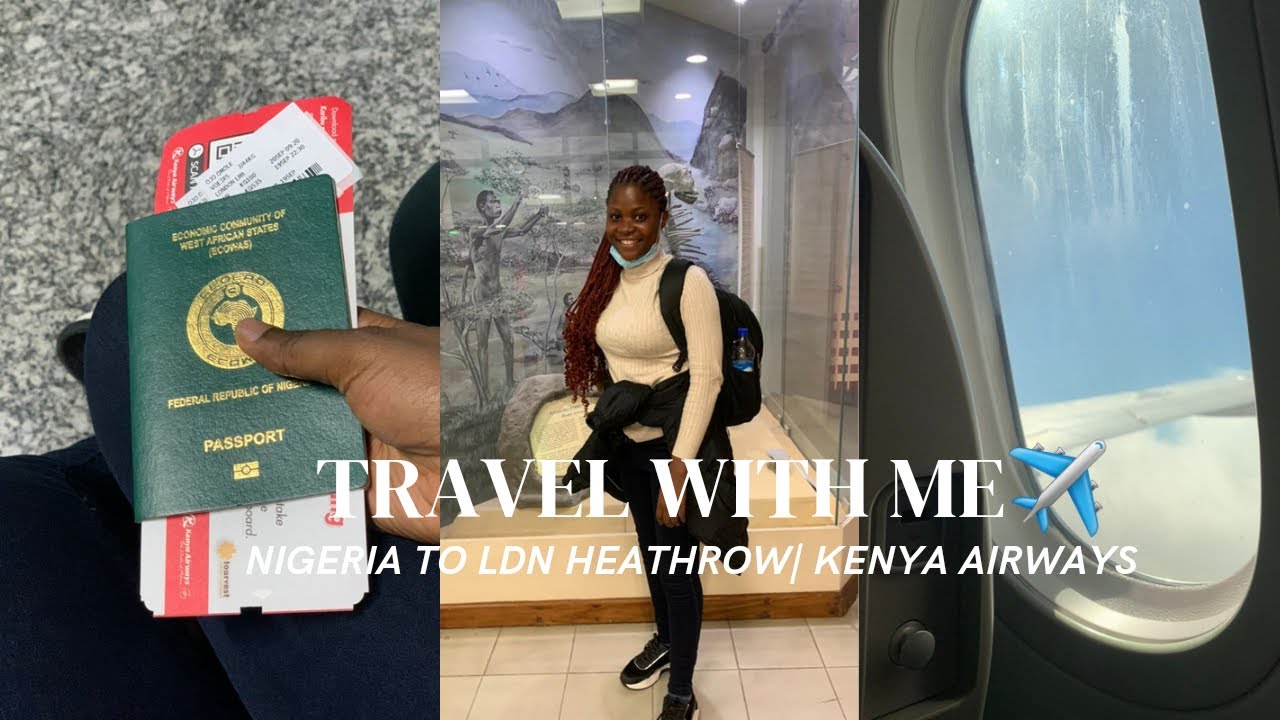 RELOCATION VLOG: FLY WITH ME✈️ FROM NIGERIA TO THE UK 🇬🇧 | LONDON HEATHROW | KENYA AIRWAYS |💃💃