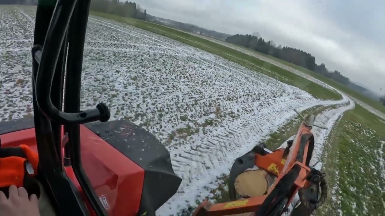 MF 4708M - POV: Skidding spruce logs