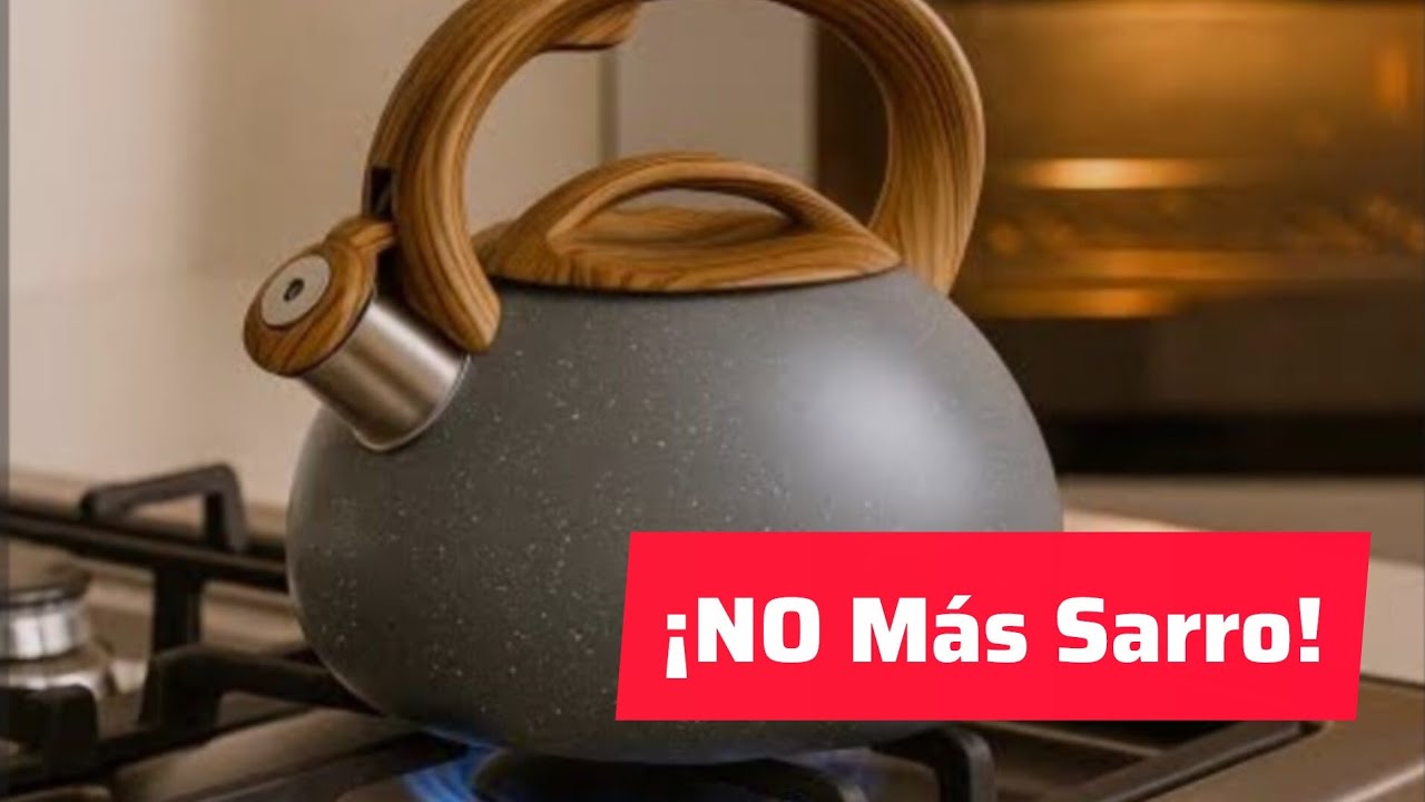 Quitale el sarro a tu pava, tetera,olla,etc .Fácil con este método. 