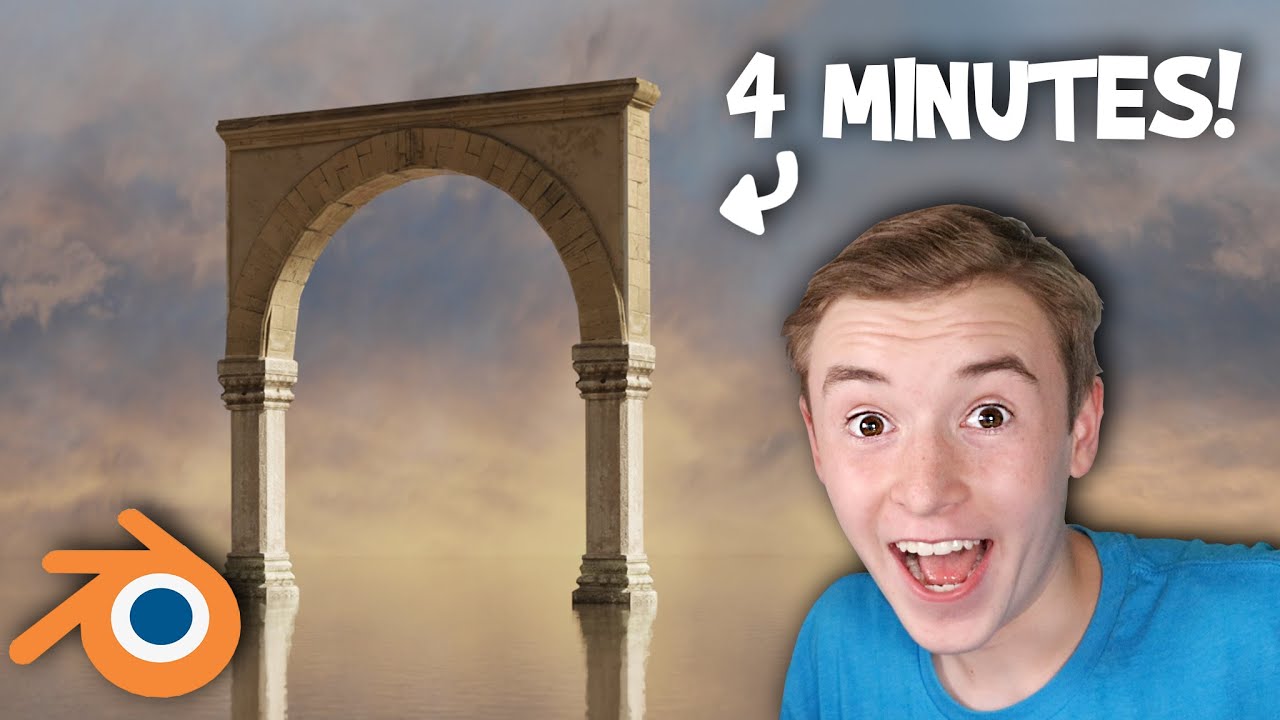 3D Ancient Ruins in 4 Minutes! (Blender Tutorial)