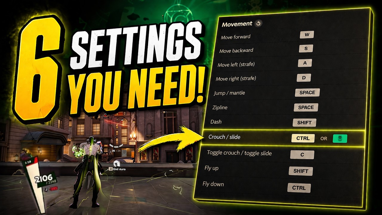 6 SETTINGS YOU SHOULD CHANGE IN DEADLOCK!
