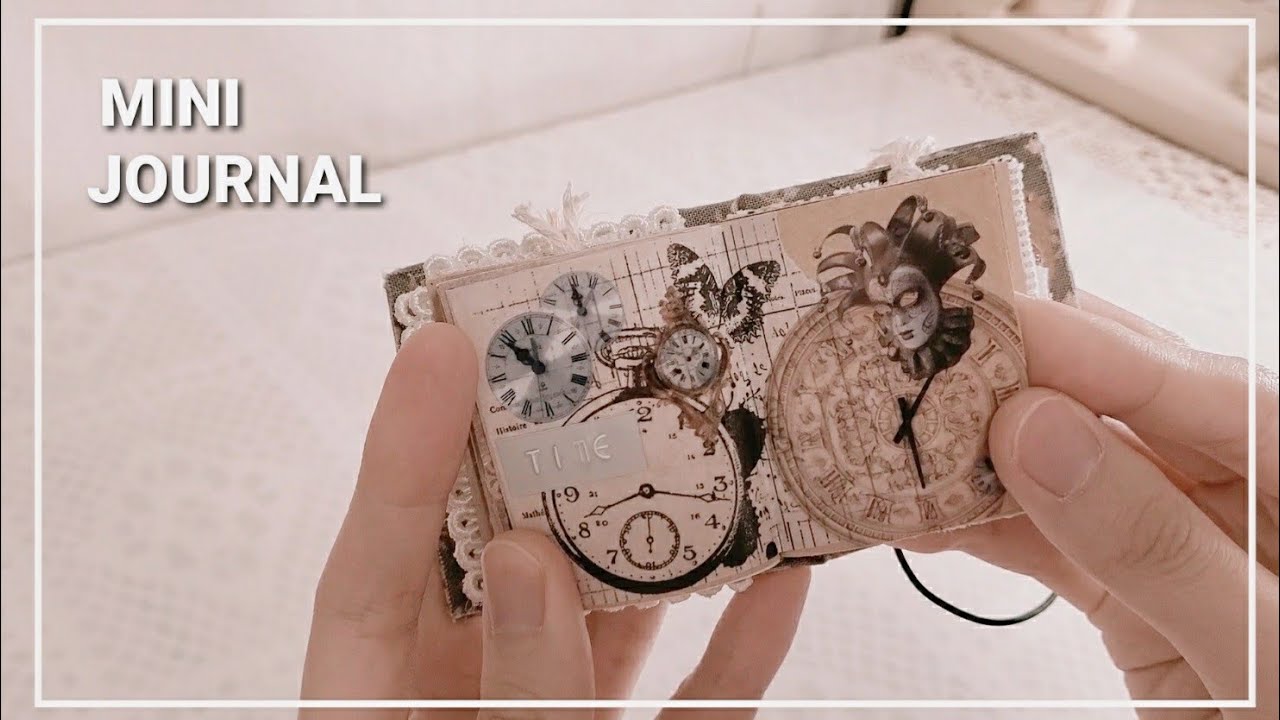 DIY 미니다꾸 | Handmade 빈티지다꾸 Flip Through | mini junk journal