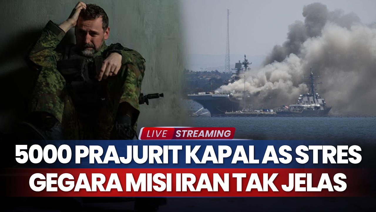 5000 Prajurit Kapal AS Stres Berat Gegara Misi Iran Tak Jelas