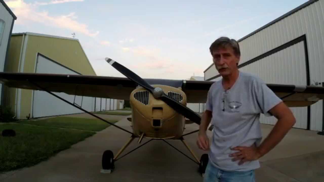 Kevin Lacey from Airplane Repo - Hand Propping an Airplane Engine