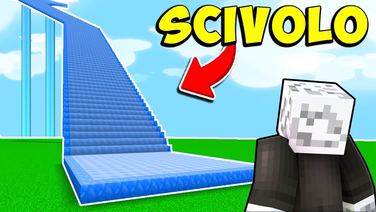 LO SCIVOLO DI GHIACCIO PIÙ GRANDE DI Minecraft!!