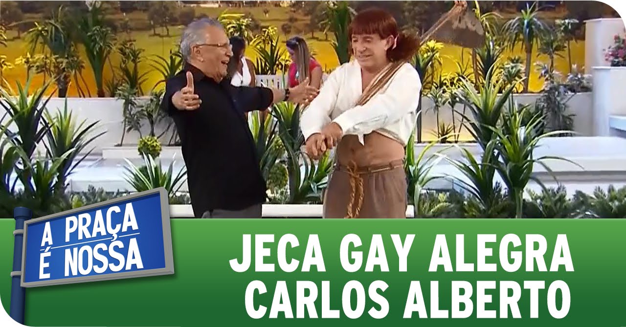 A Praça É Nossa (20/08/15) - Jeca Gay faz a alegria de Carlos Alberto