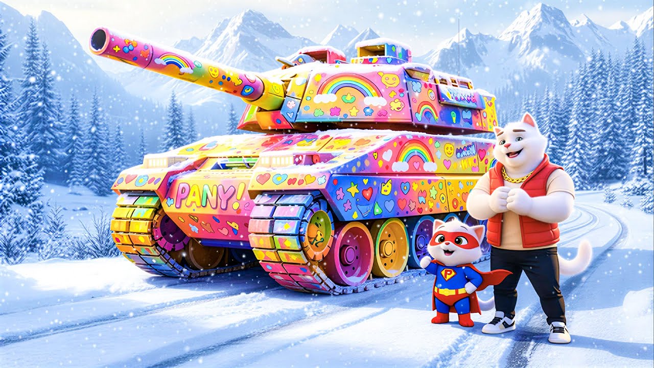 🚖They Mocked the Kitten’s Cardboard Tank — But the New Red Tank Shocked Everyone! | AI Cat Story
