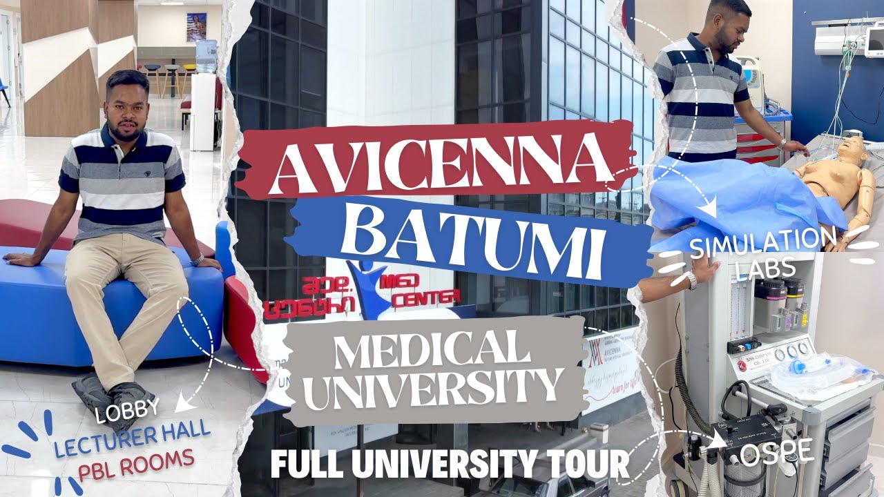 Avicenna Batumi Medical University | Full University Tour | Complete Walkthrough | MBBS in Georgia