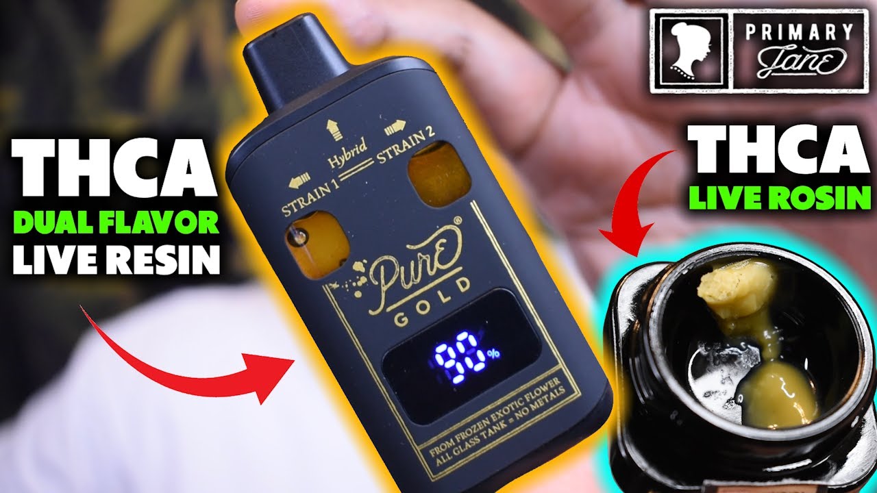 Обзор THCA Live Resin Vape и THCA Live Rosin | Primary Jane