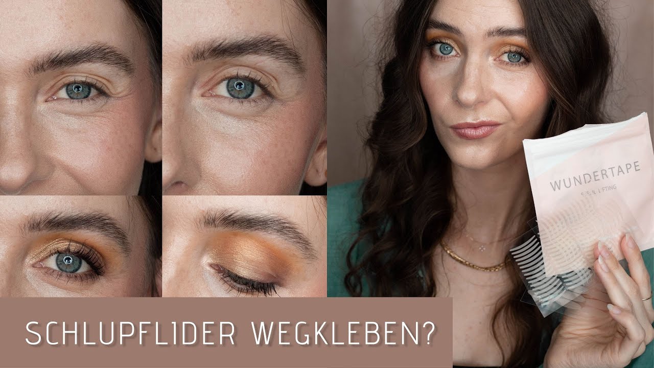 Schlupflider ohne OP wegkleben?💉🚫 - Schlupflid Tapes im Test