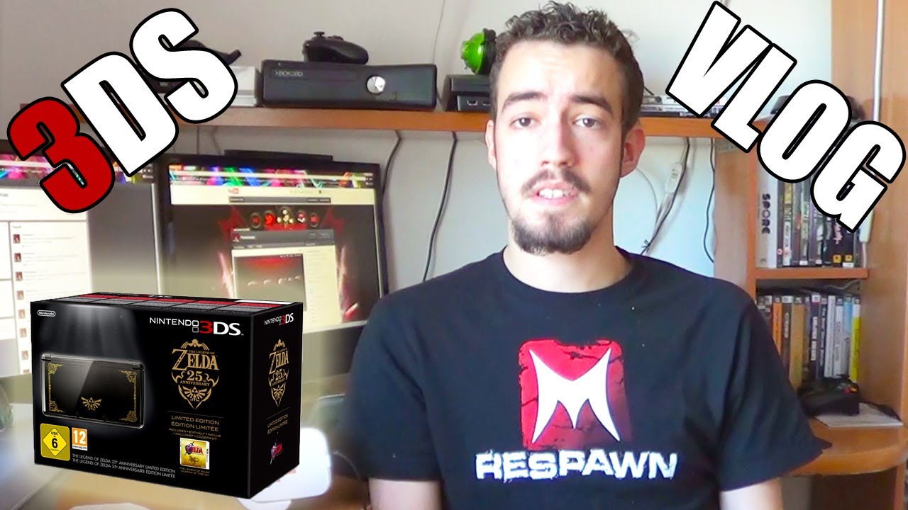 VLOG: Unboxing Nintendo 3DS Edição Zelda =D