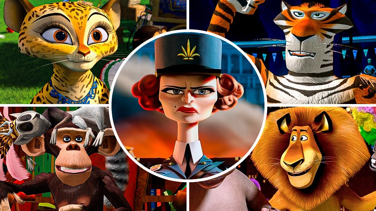 Madagascar 3: The Video Game - All Bosses & Ending | 4K 60FPS
