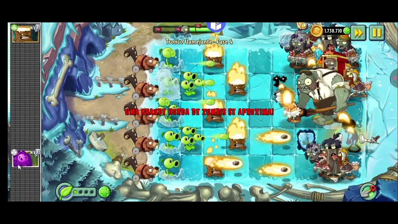 Jogando evento berçário de plantas de tronco flamejante
