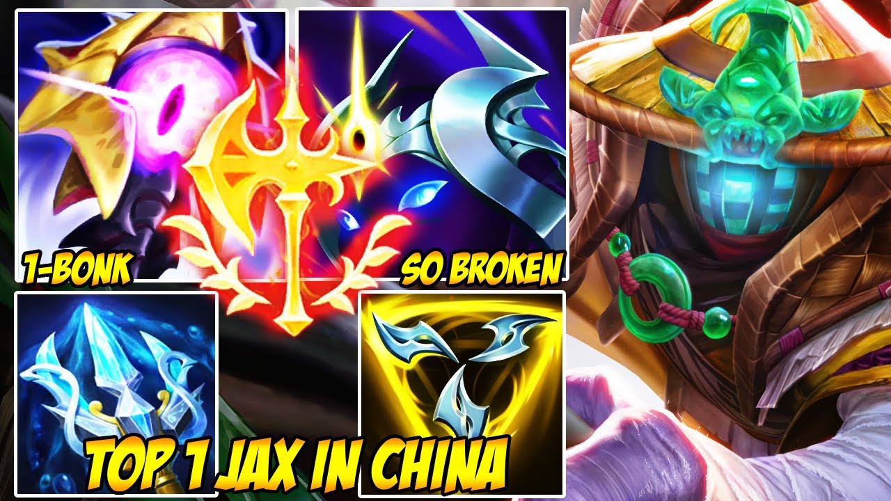 WILD RIFT CHINA TOP 1 JAX - AP JAX JUNGLE… WHY DOES THIS EVEN WORK?!