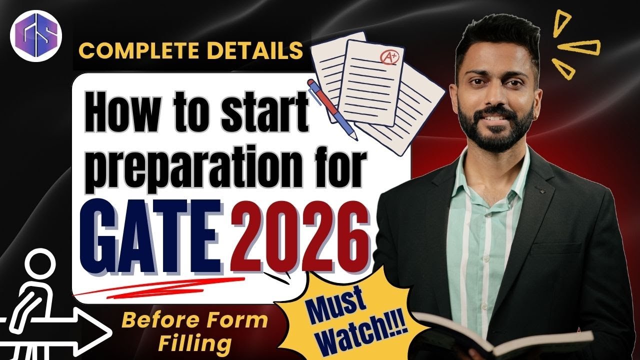 How to Start Preparation for GATE DA 2026 | Must Watch Before Form Filling