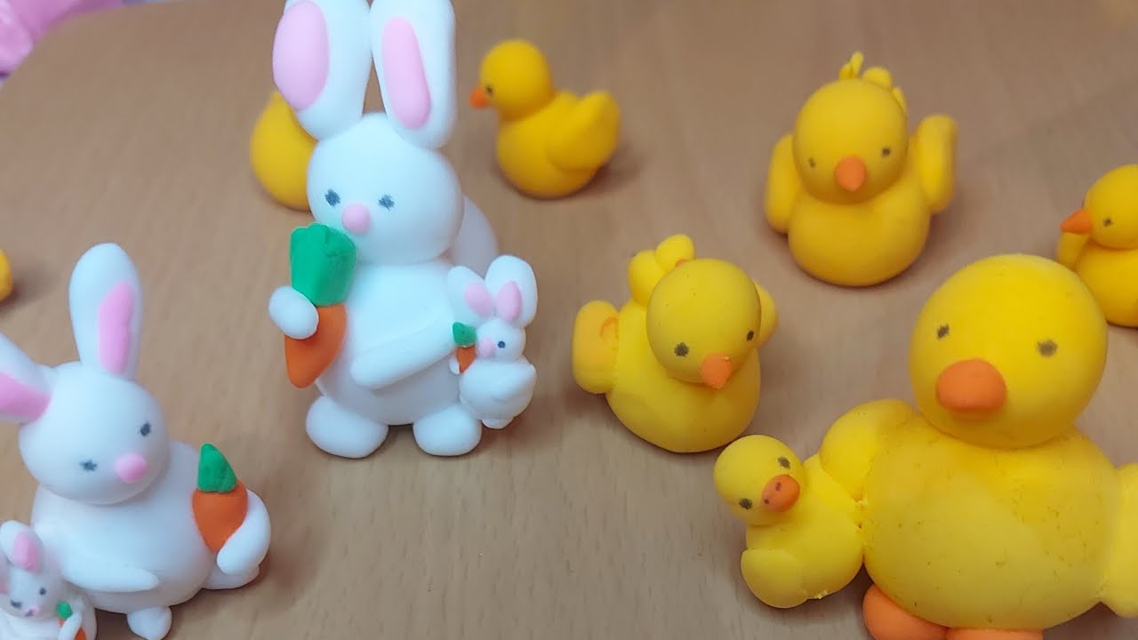 DIY.Uskrsnja dekoracija od klej mase,delo mog malog umetnika.#uskrs #vaskrs#easter