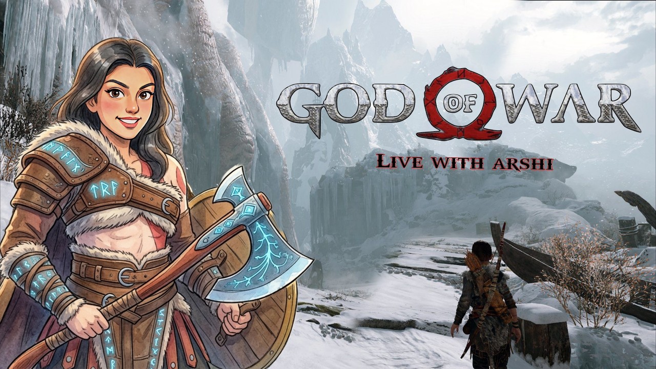 GOD OF WAR 🔴D5 |ROAD TO 3k|#godofwar   #live  #girlgamer