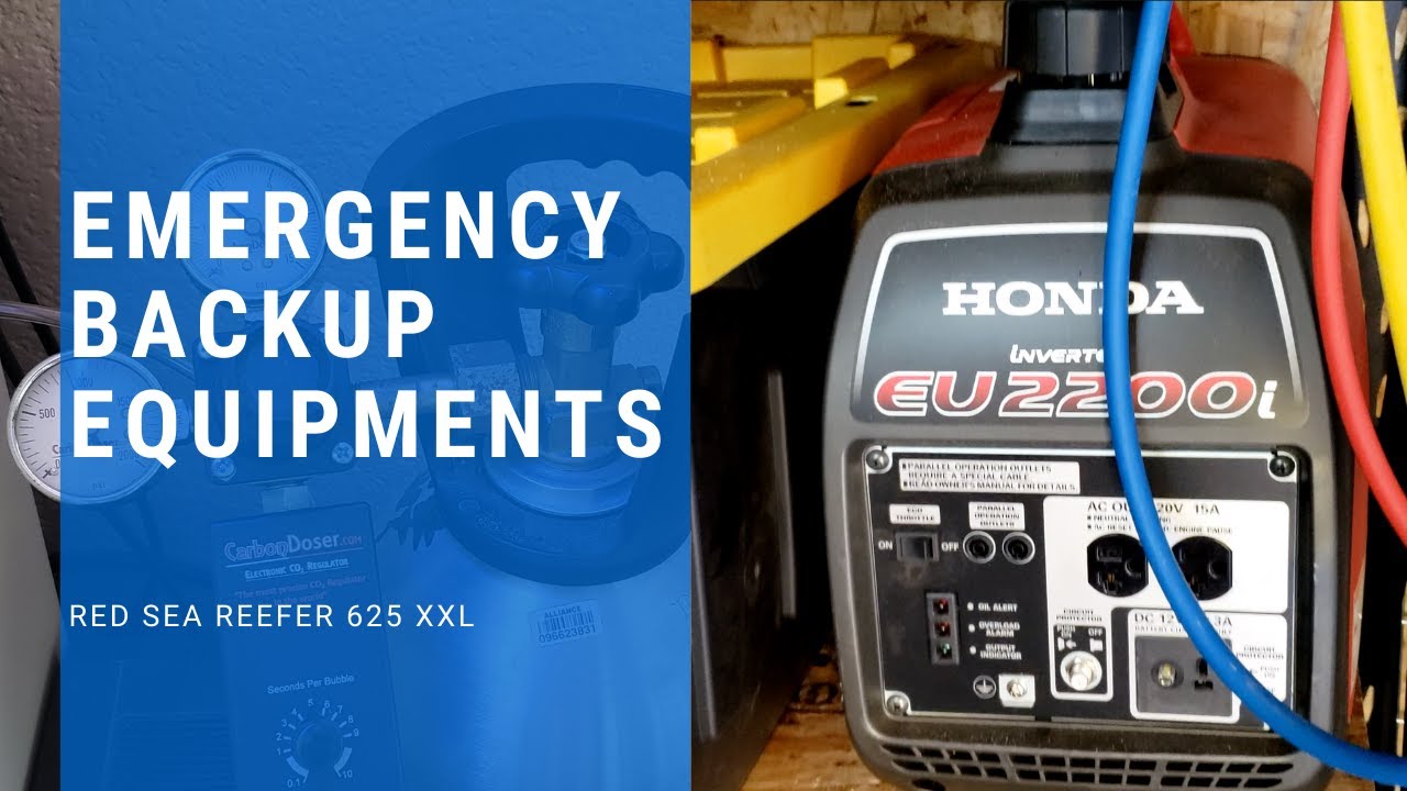 Reef Tank Backup Equipment