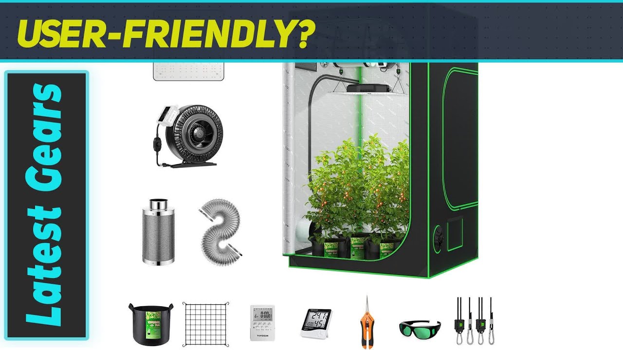 VIVOSUN GIY 4x4 Grow Tent Complete System: Best Grow Setup for Indoor Gardening!