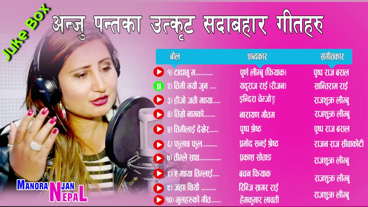 Anju Panta Juke Box /  Best Collection OF Anju Panta  hits Nepali Songs