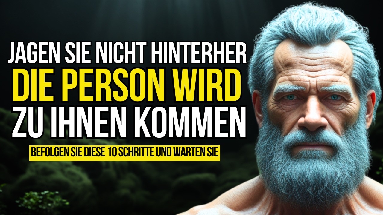 Diese 10 Schritte Führen Dazu Dass Sie Dich Wirklich Vermissen - Stoizismus