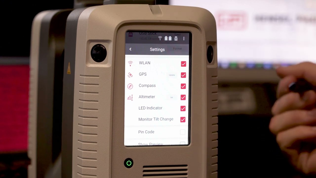2  - Leica RTC 360 Scanner Settings and Operation