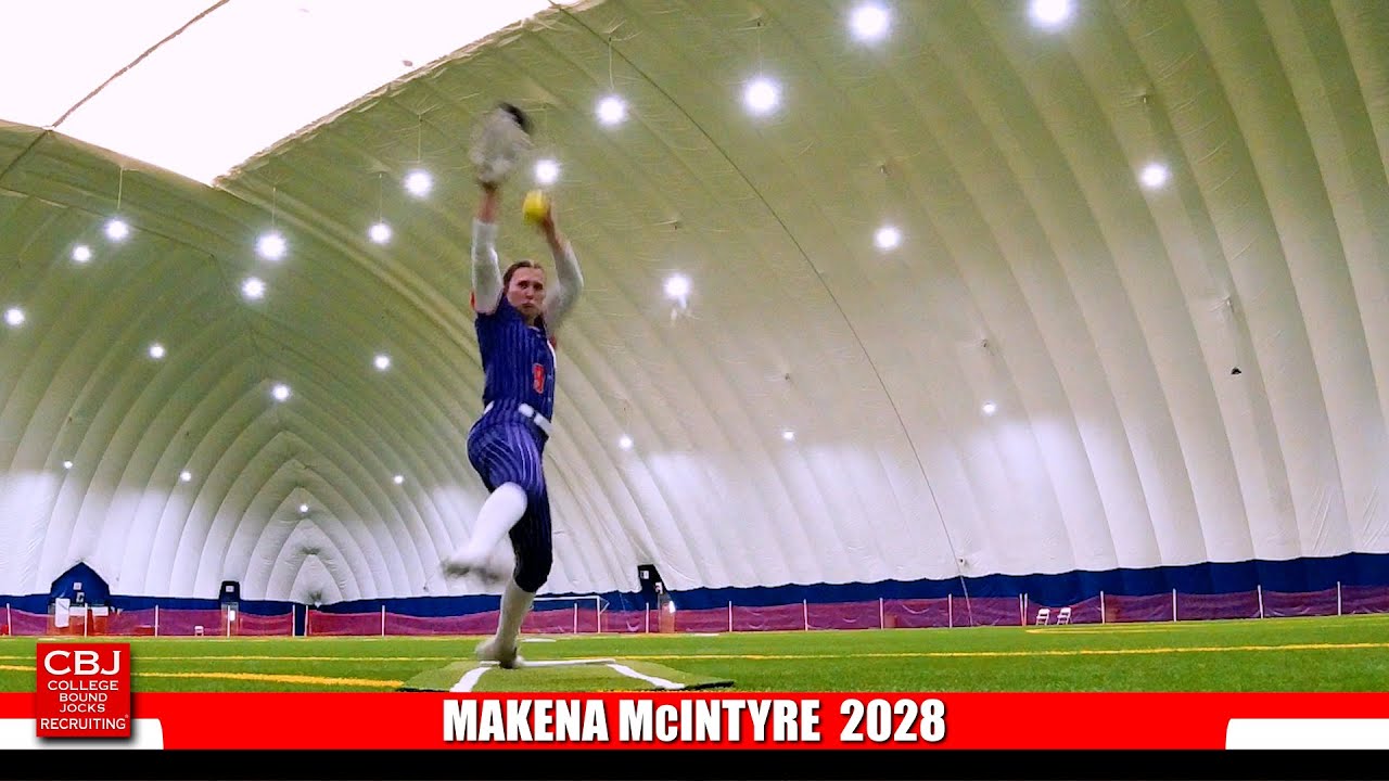 Softball Skills Video Makena McIntyre 2028 Pitcher
