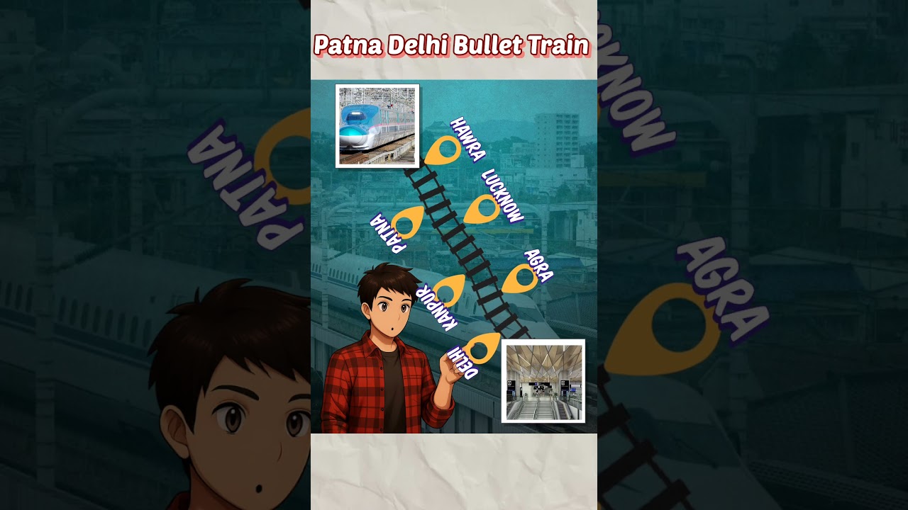 Delhi-Patna Bullet Train // सिर्फ 3 घंटे में सफर 🚄