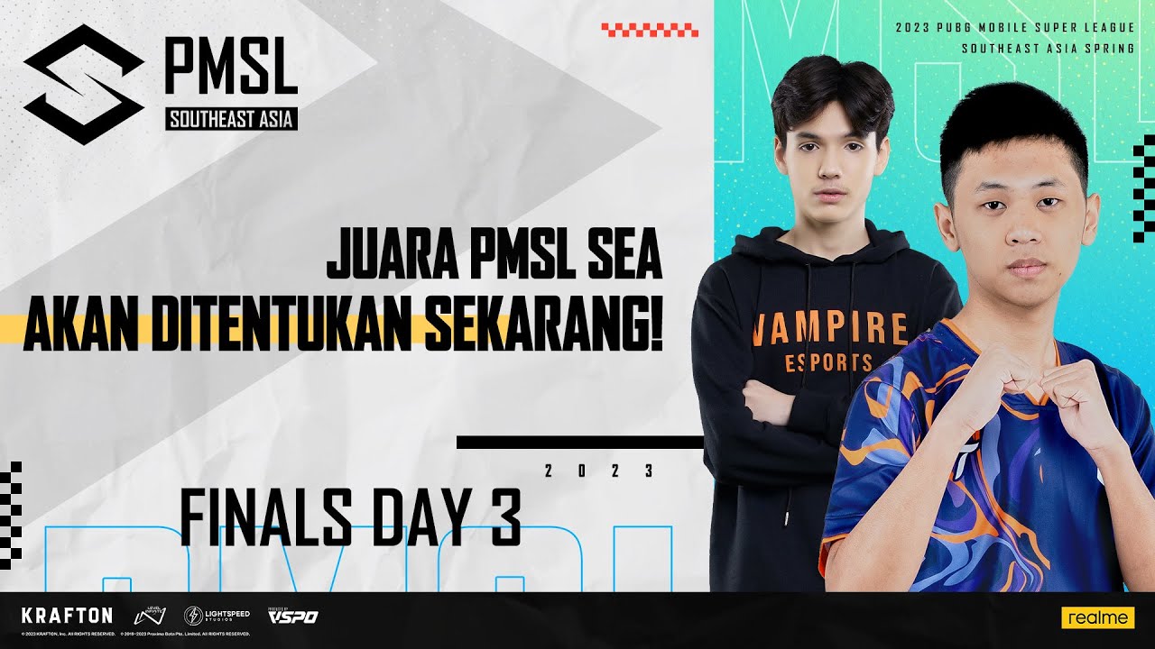 [ID] 2023 PMSL SEA GFD3 | Spring | JUARA PMSL SEA AKAN DITENTUKAN SEKARANG!