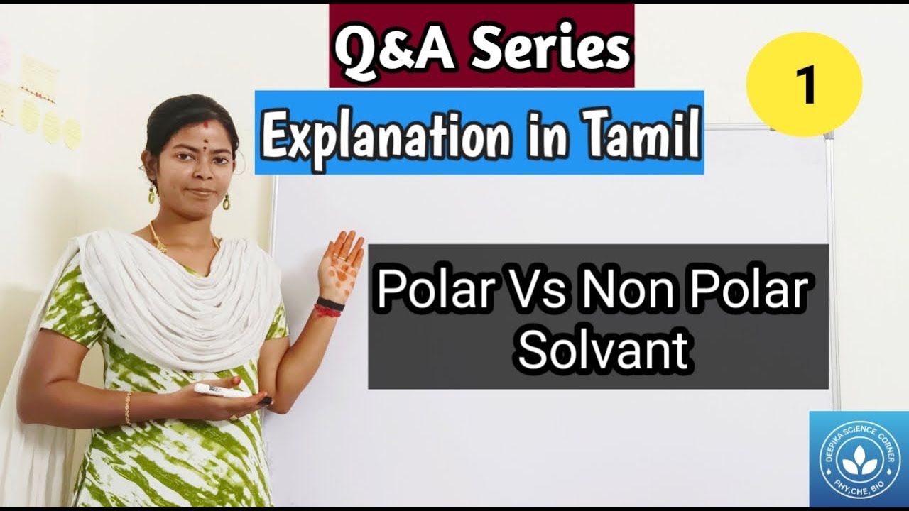 Polar Vs Non Polar Solvant| Q&A Series