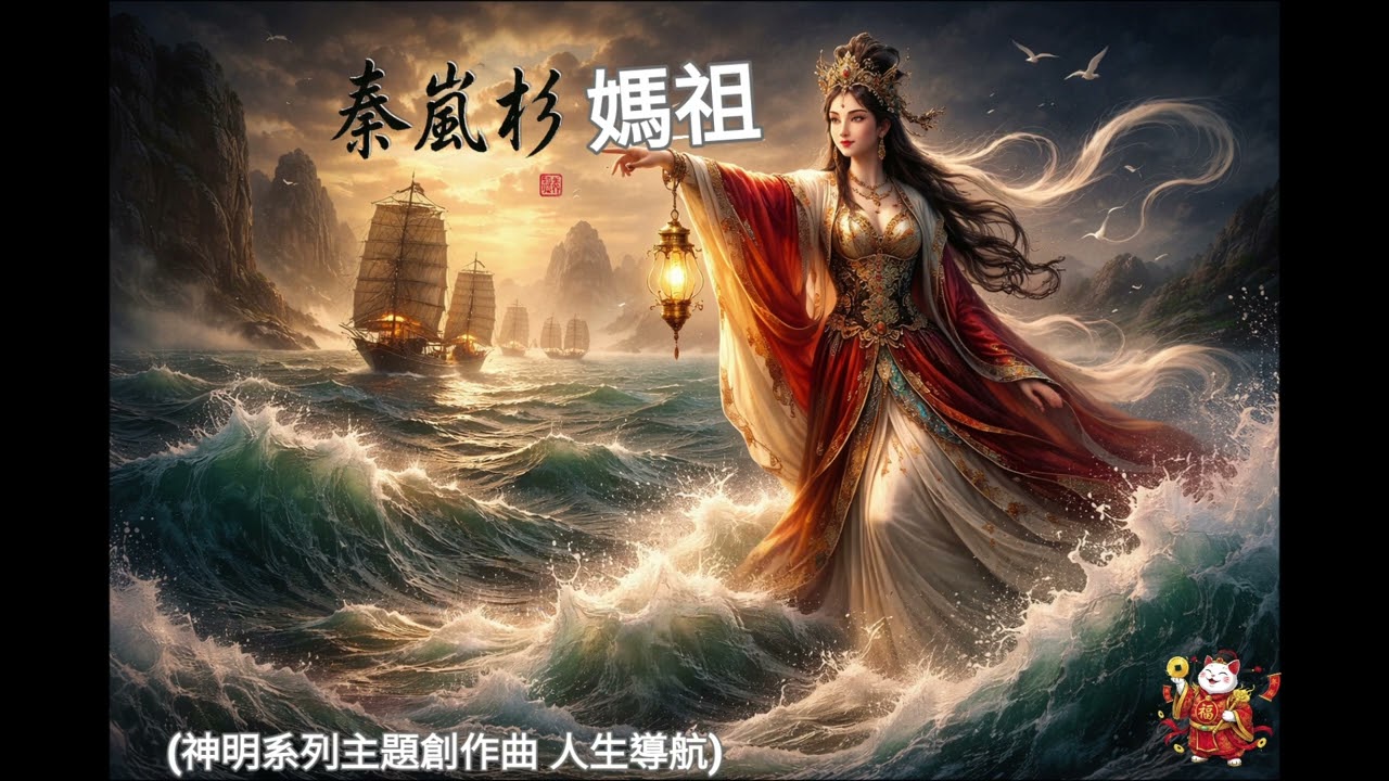 ＜媽祖＞人生導航｜媽祖不替你的人生掌舵她只告訴你浪在哪｜神明系列｜主題創作曲｜ 秦嵐衫 #音樂 #秦嵐衫  #媽祖     #導航   #遶境 
