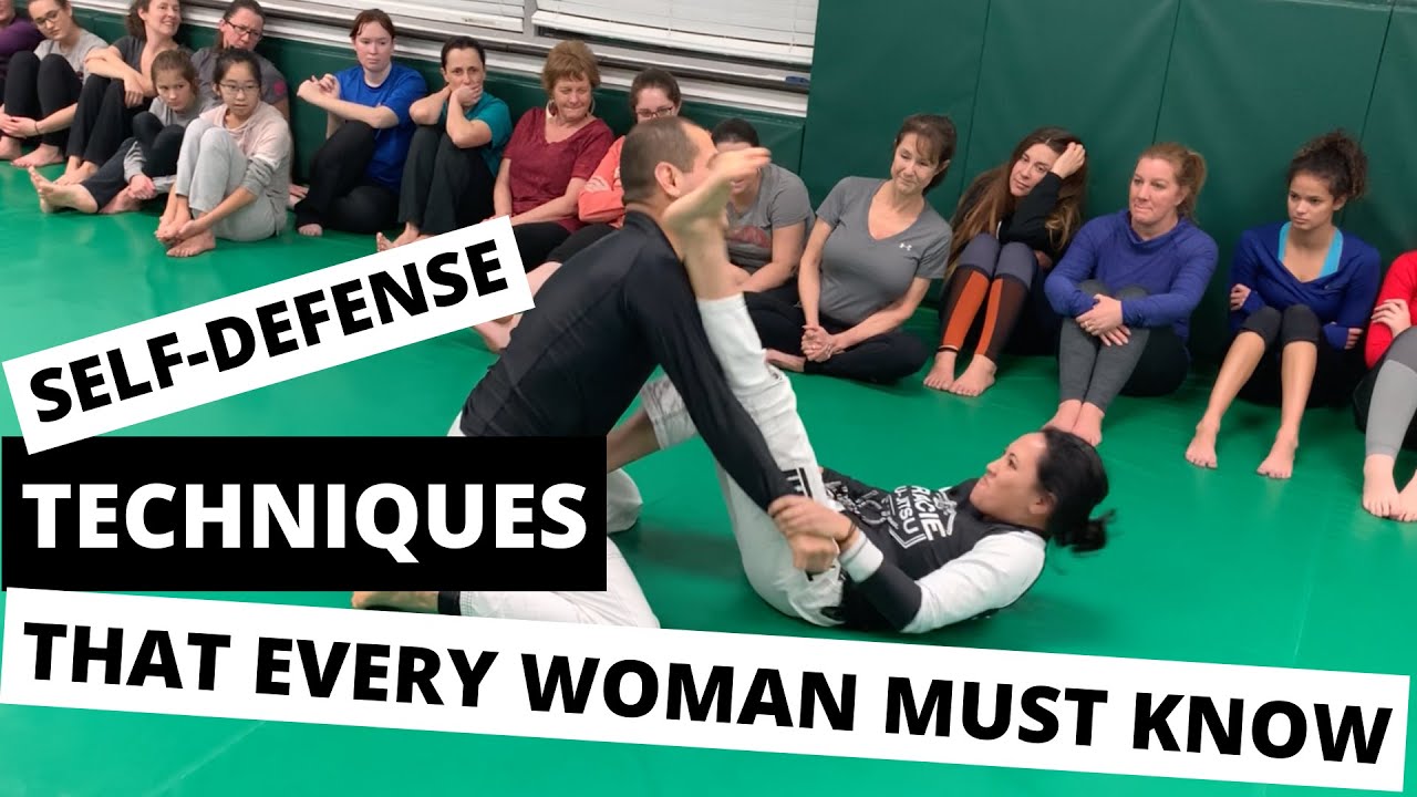 Self-defense techniques that every woman must know.