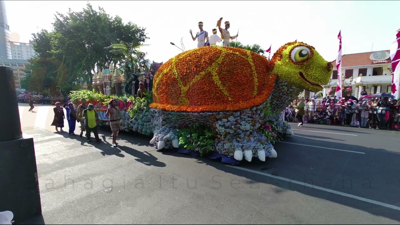 Full Video Pawai Parade Bunga Kendaraan Hias Surabaya Vaganza 2024 Hari Jadi Kota Surabaya 731