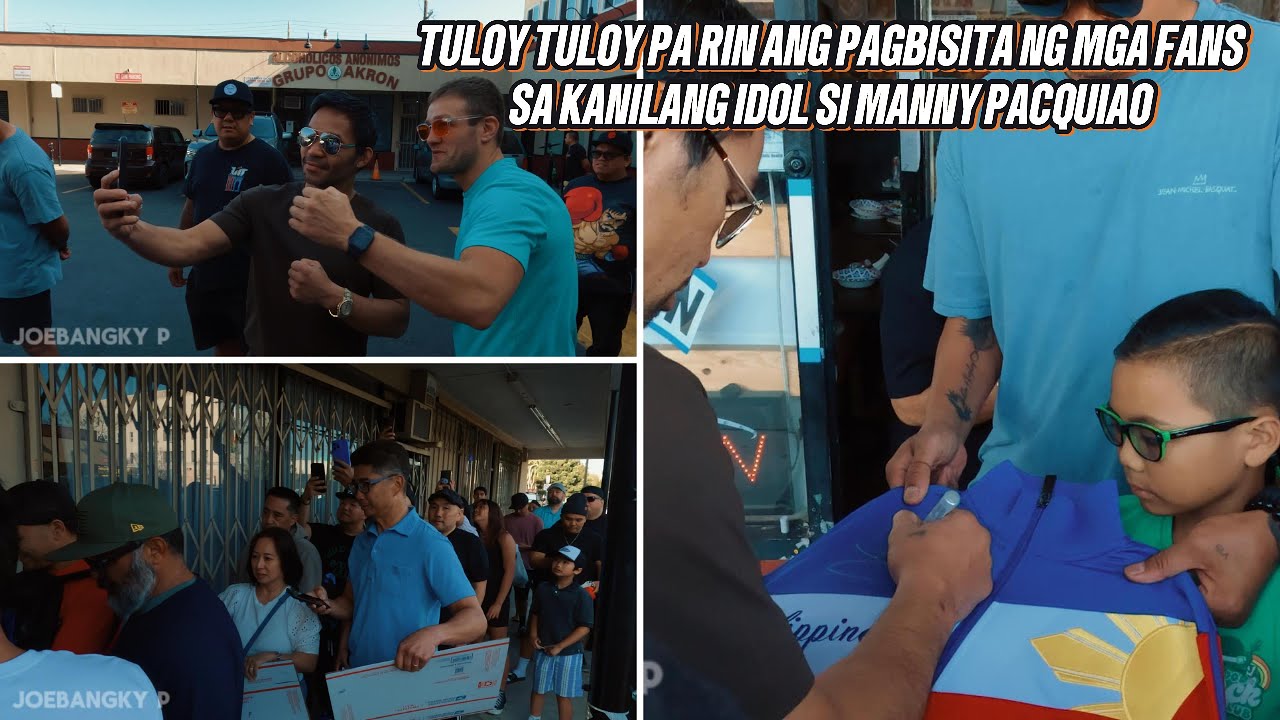 Tuloy Pa Rin Ang Pagbisita Ng Mga Fans Sa idol Nila | Manny Pacquiao
