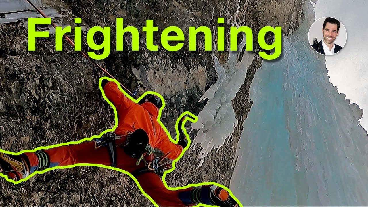 The scariest ice climbing experience, Kiental
