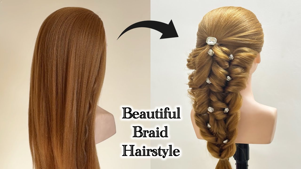 Beautiful Braid Hairstyle Tutorial 💕