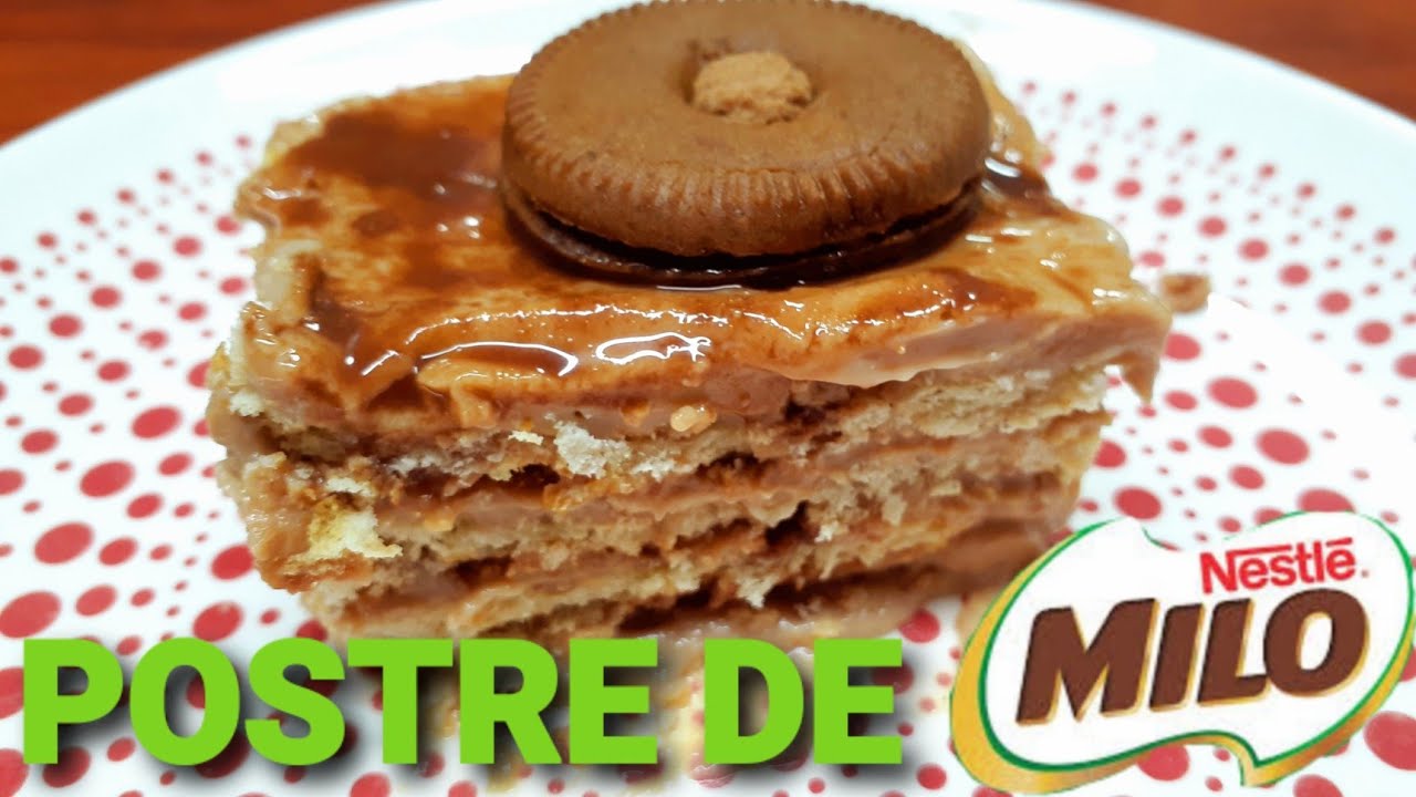 COMO HACER POSTRE DE MILO-Receta F&aacute;cil|Dtodito con Cami