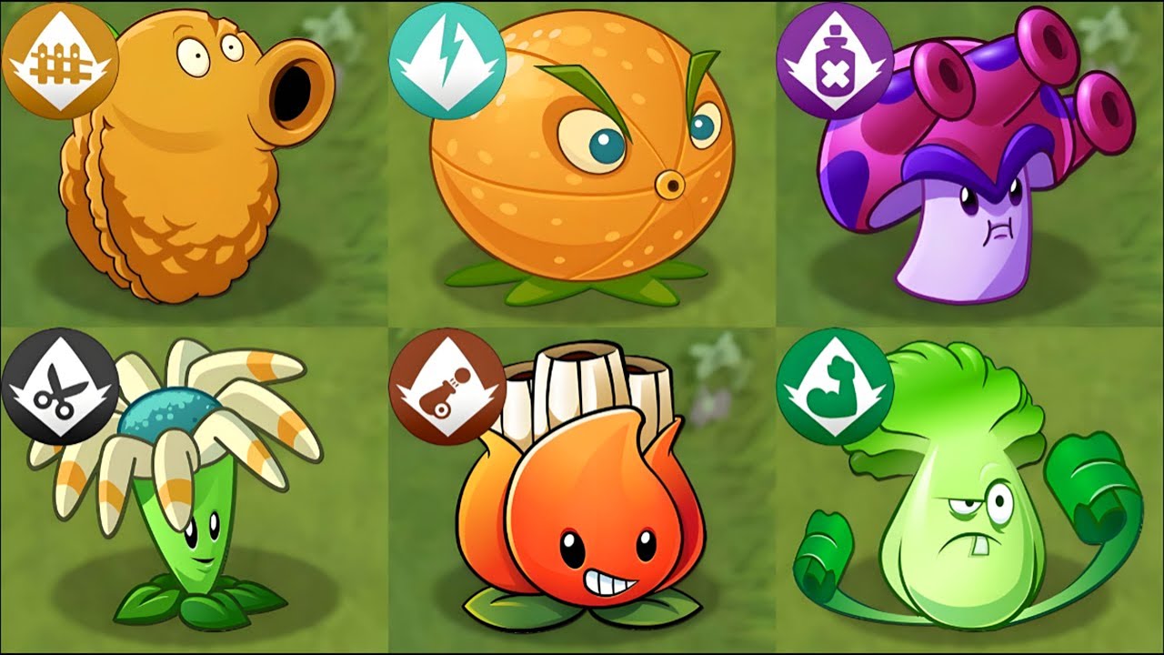 Plants vs. Zombies 2 Mod: Every Random FREE Plants Power-Up! vs PvZ 2 All Final Bosses