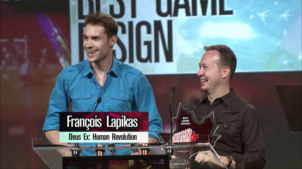 DXHR at the CVA's - Best Game Design